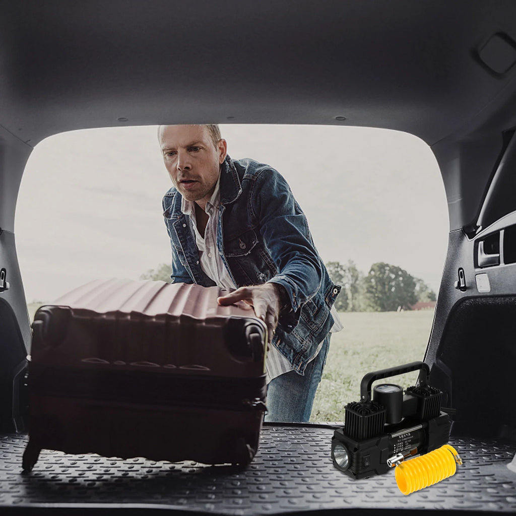 Portable Vehicle-mounted Tire Inflator Pump B81278