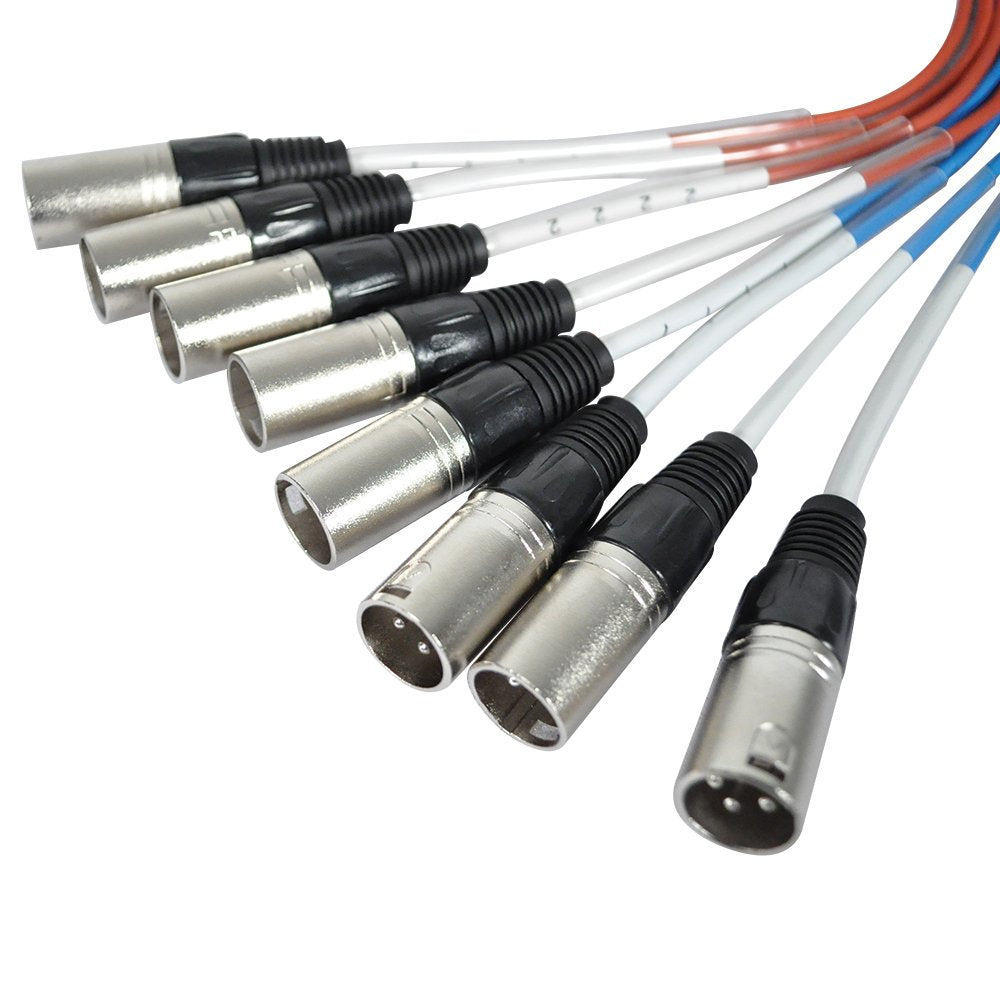 6 Channel 30-Feet Pro Audio Sub Snake Cable T603