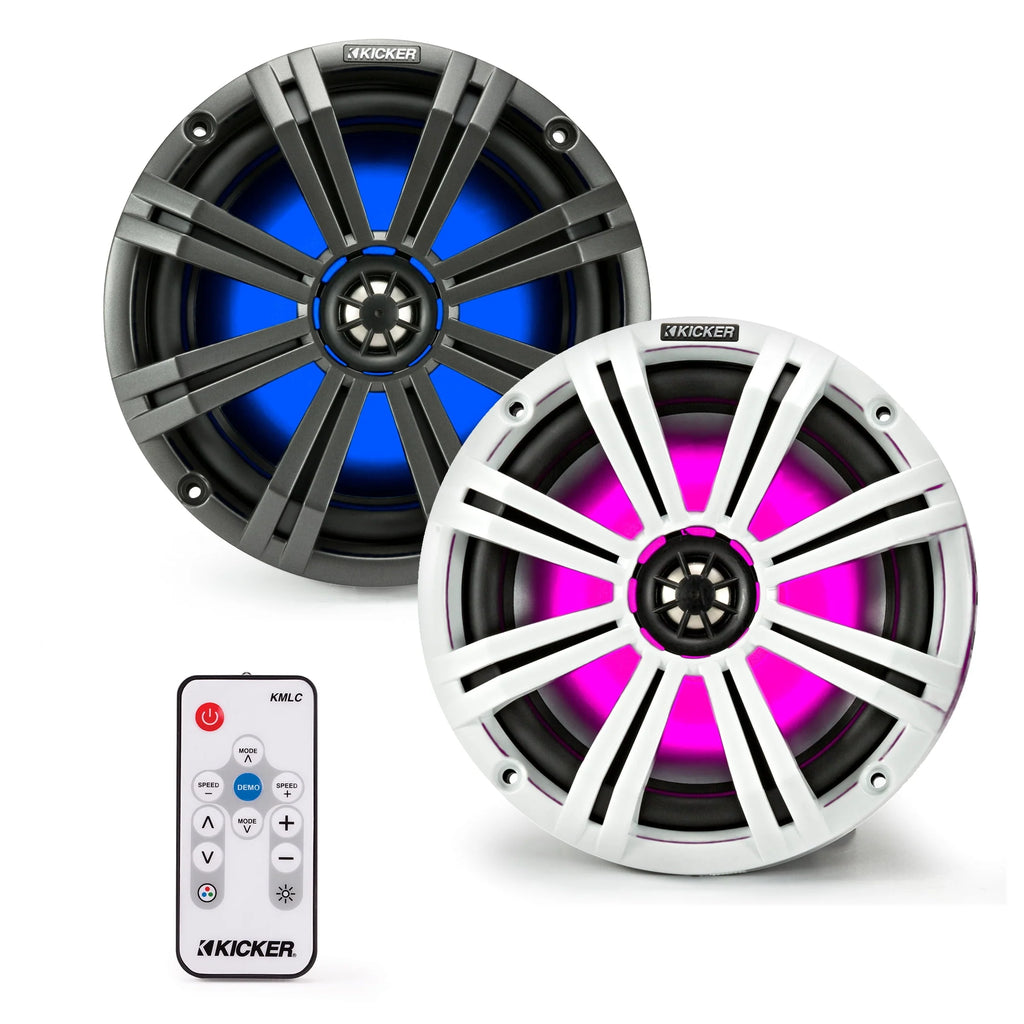8 Inch Marine Speaker with LED Remote E591