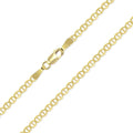 10K Yellow Gold 2mm Mariner Chain Necklace, 22 Inches U814
