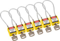 Yellow Compact Cable Padlock KA N591345