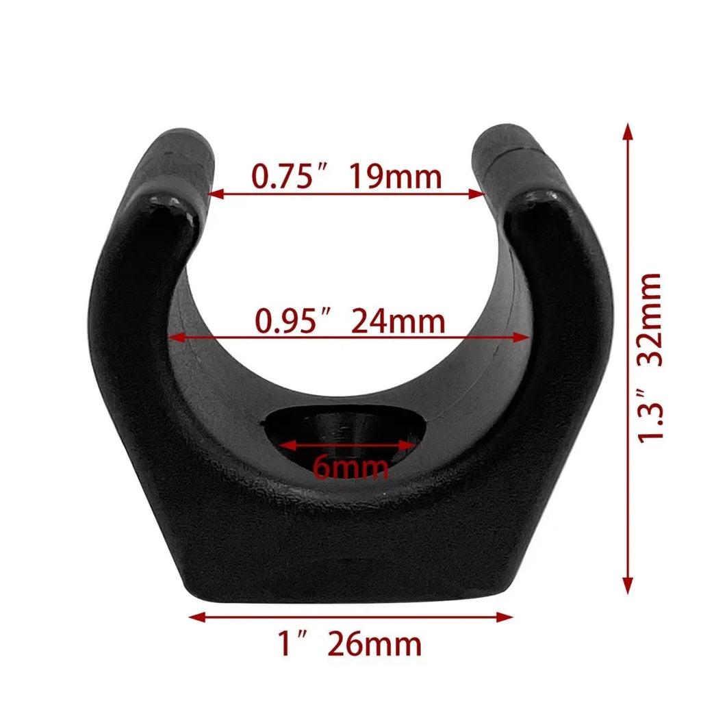 4PCS Nylon U-clamp Water Pipe Clip Holder U725