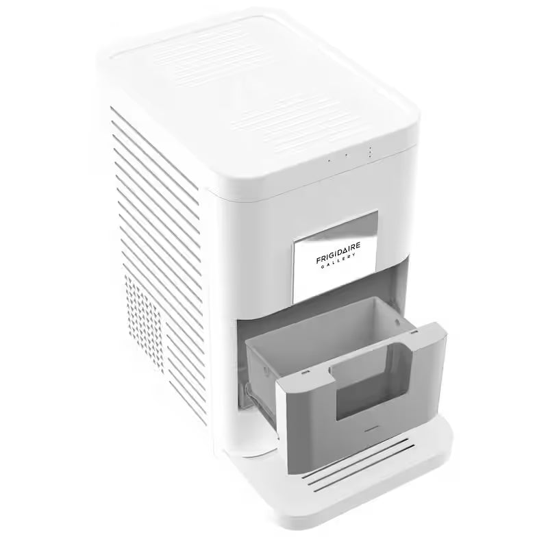 White Portable Round Ice Maker S312855