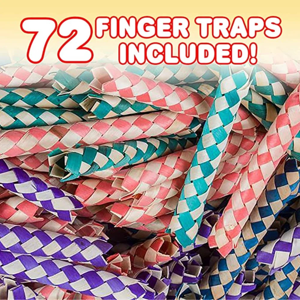 72Pcs Bamboo Finger Traps C5743
