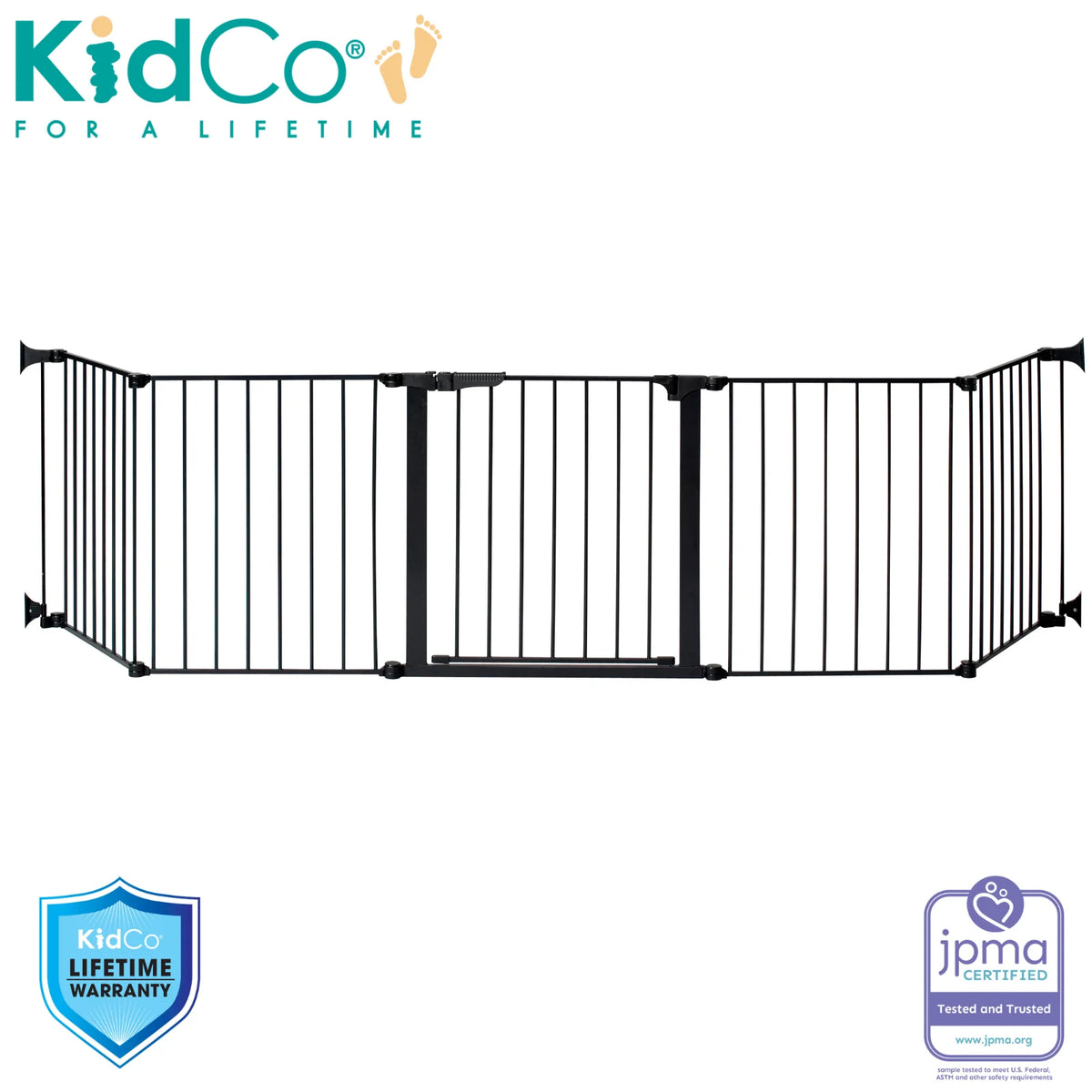 Black Auto Close Baby Gate T764