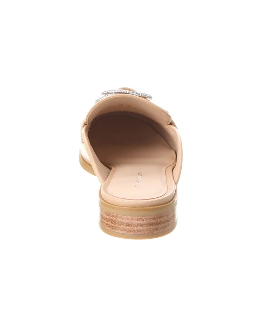 Beige Leather Mule U548807