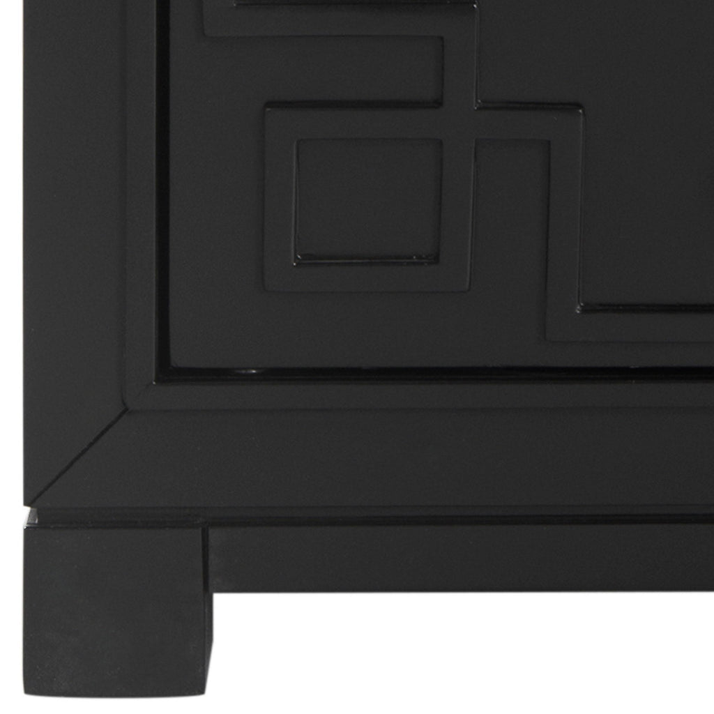 Three Drawer Greek Key Night Stand M433329