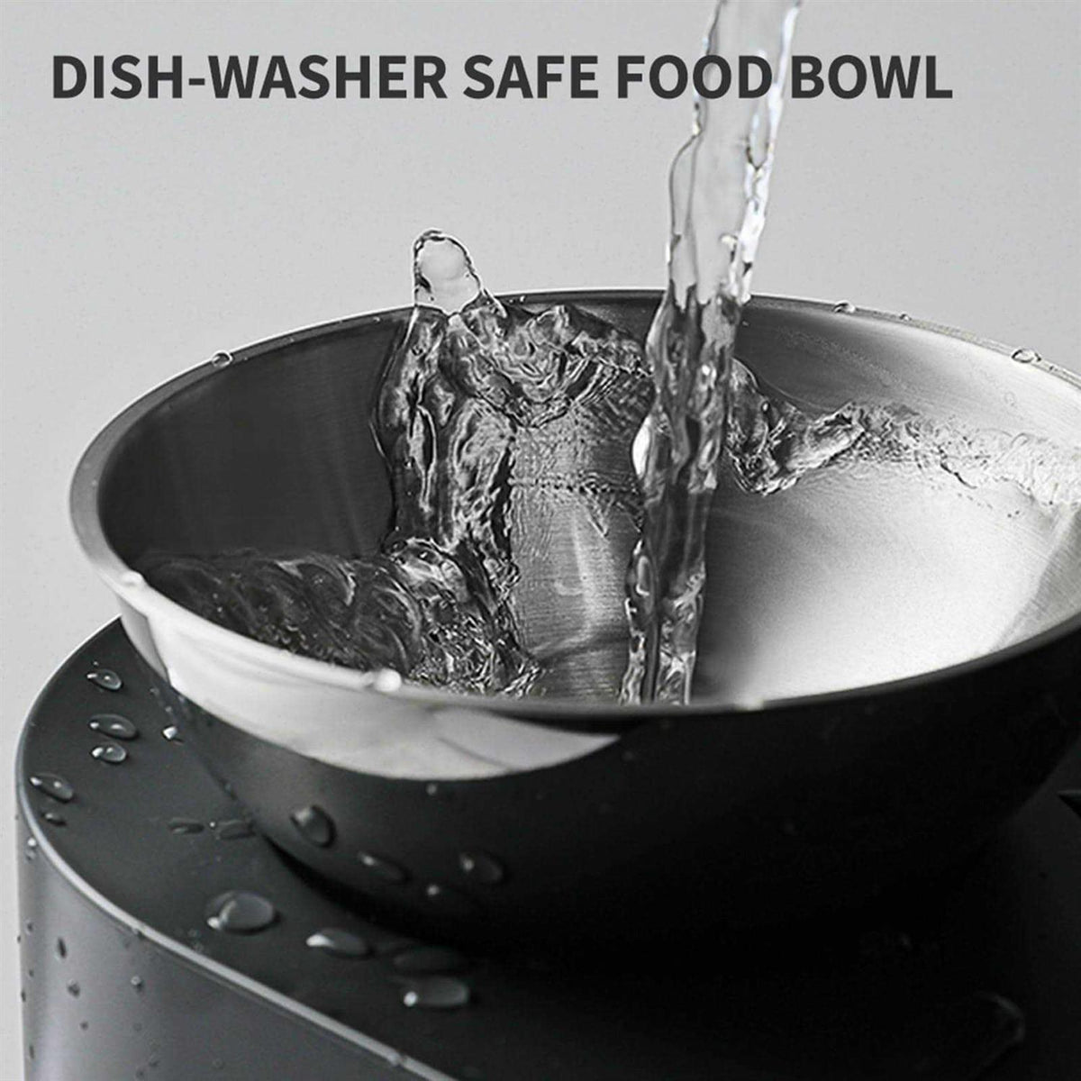 Raised Stainless Steel Dog Cat Food and Water Bowl Y39534