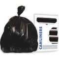 Black Linear Low Density Repro Liner, 43 x 47 inch, 100 per Case Z300