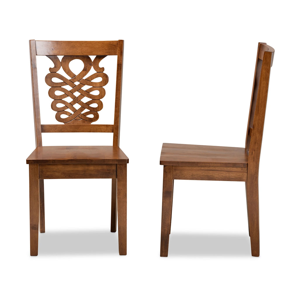 Walnut Brown Dining Chair, Set of 2 K17408